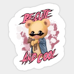 bear cute cool Sticker